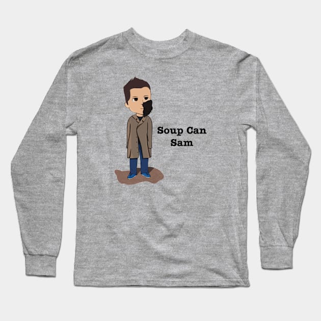 Soup Can Sam Chibi Long Sleeve T-Shirt by CraftyNinja